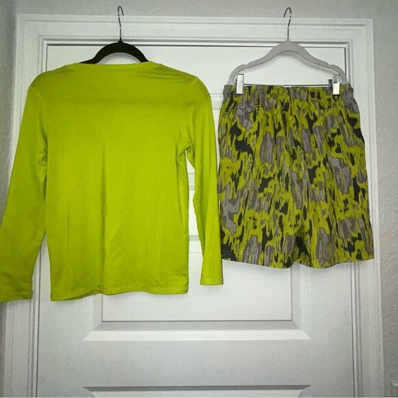 Spyder Swim Long Sleeve Shirt Pull On Elastic Waist Trunk Shorts - Picture 6 of 7